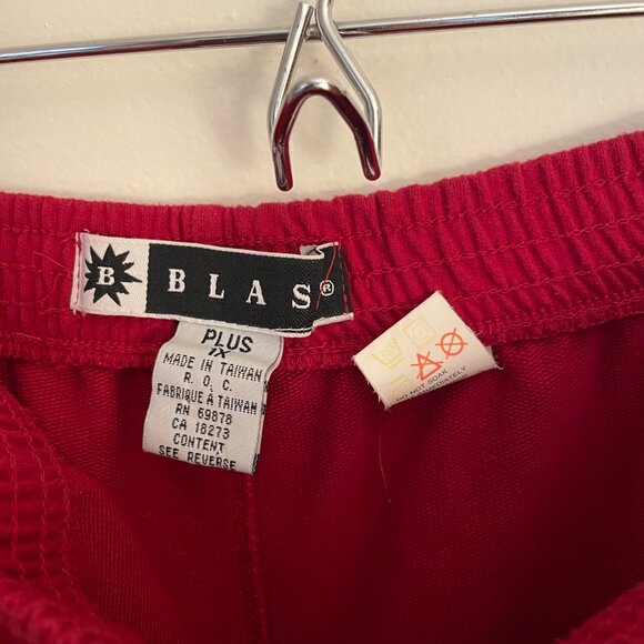 Women's Vintage Two-Piece Sweatsuit with Embroidery, Size 2X, Fair Condition - Picture 10 of 10